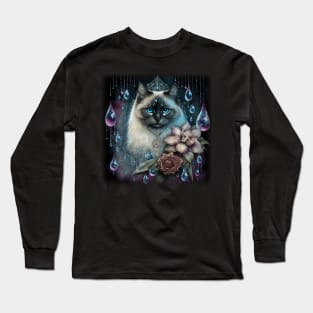 Ragdoll Cat Gothic Magic Long Sleeve T-Shirt